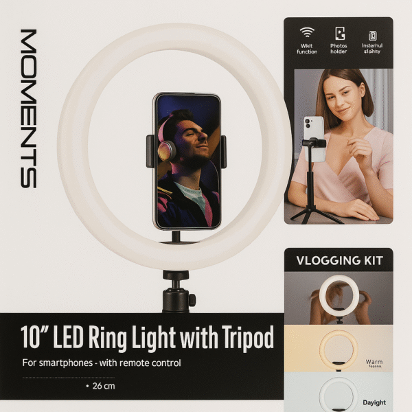 10 LED Ring Light with Tripod